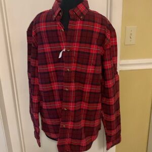Peddleton red shirt size large